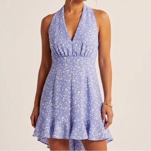 Twenty Ten Blue Floral Halter Romper